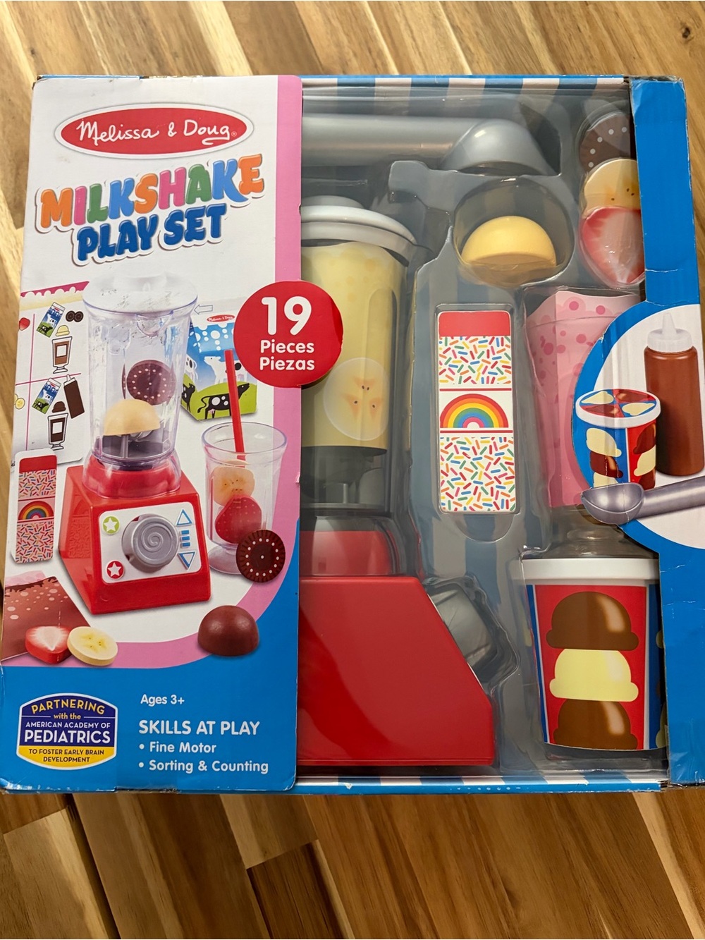NWT: Melissa & Doug Milkshake Play Set 19 Pieces Ages 3+